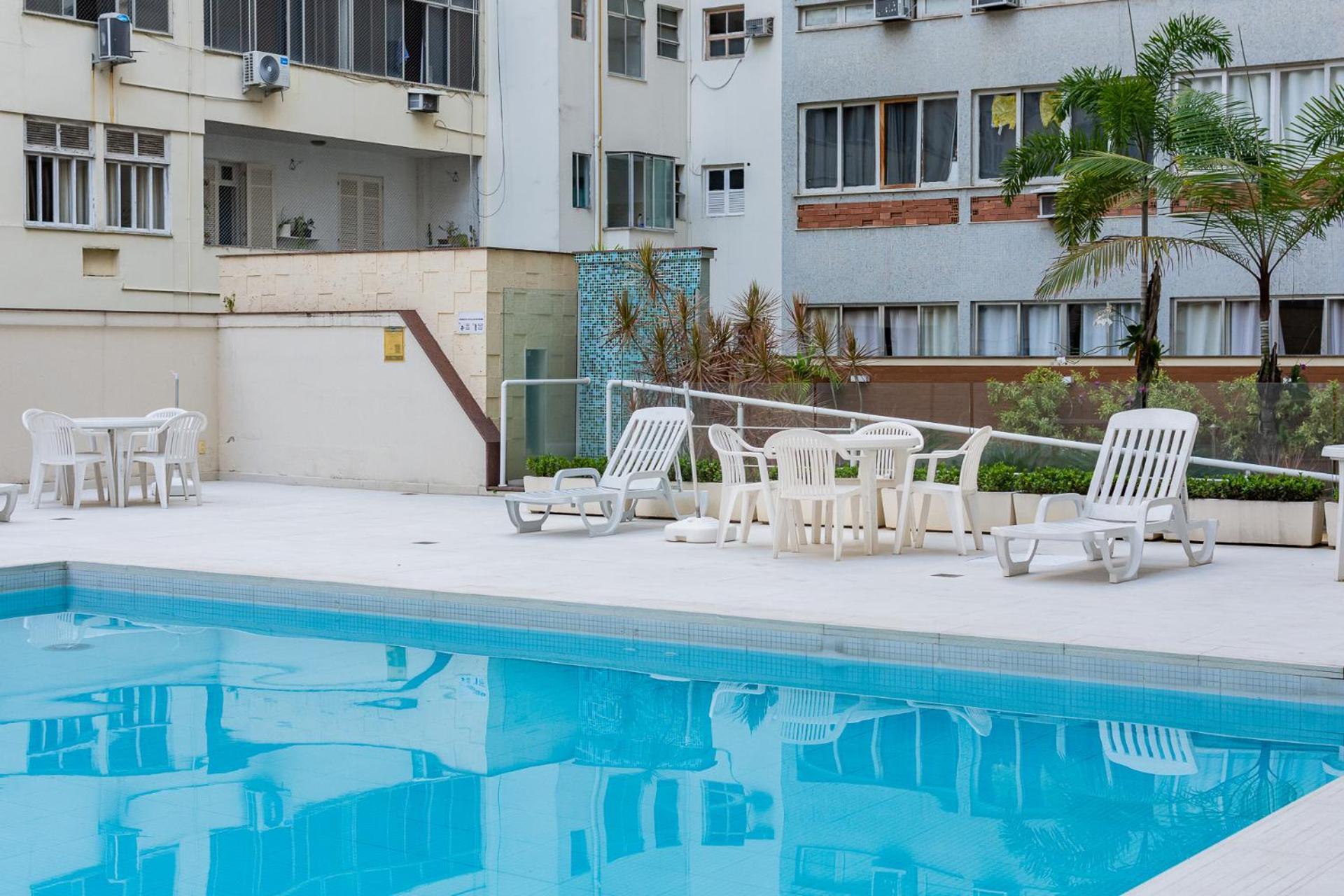 Flat Posto 6 Com Piscina - Copacabana Rio de Janeiro Dış mekan fotoğraf