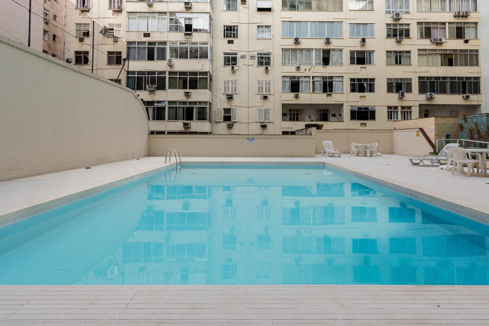 Flat Posto 6 Com Piscina - Copacabana Rio de Janeiro Dış mekan fotoğraf
